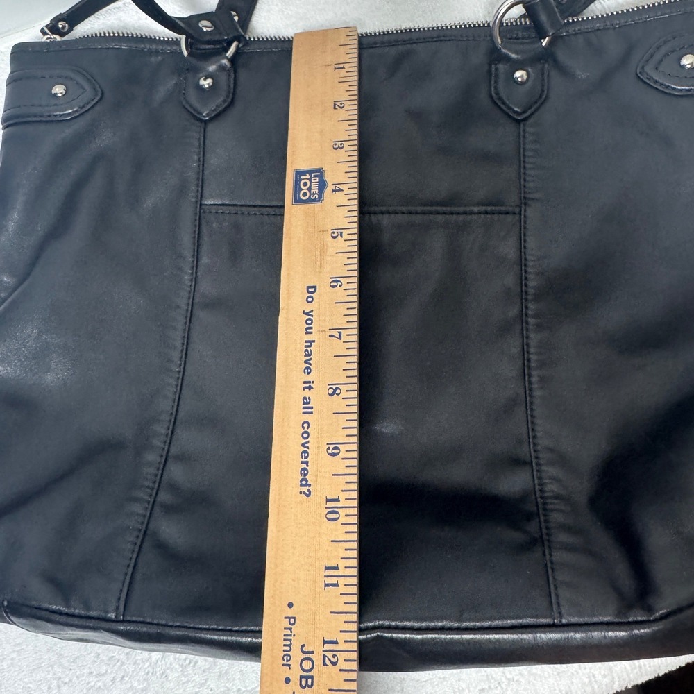 Coach Emma Daisy Shoulder Bag Black Leather Purse Vintage F23973 - Picture 5 of 8